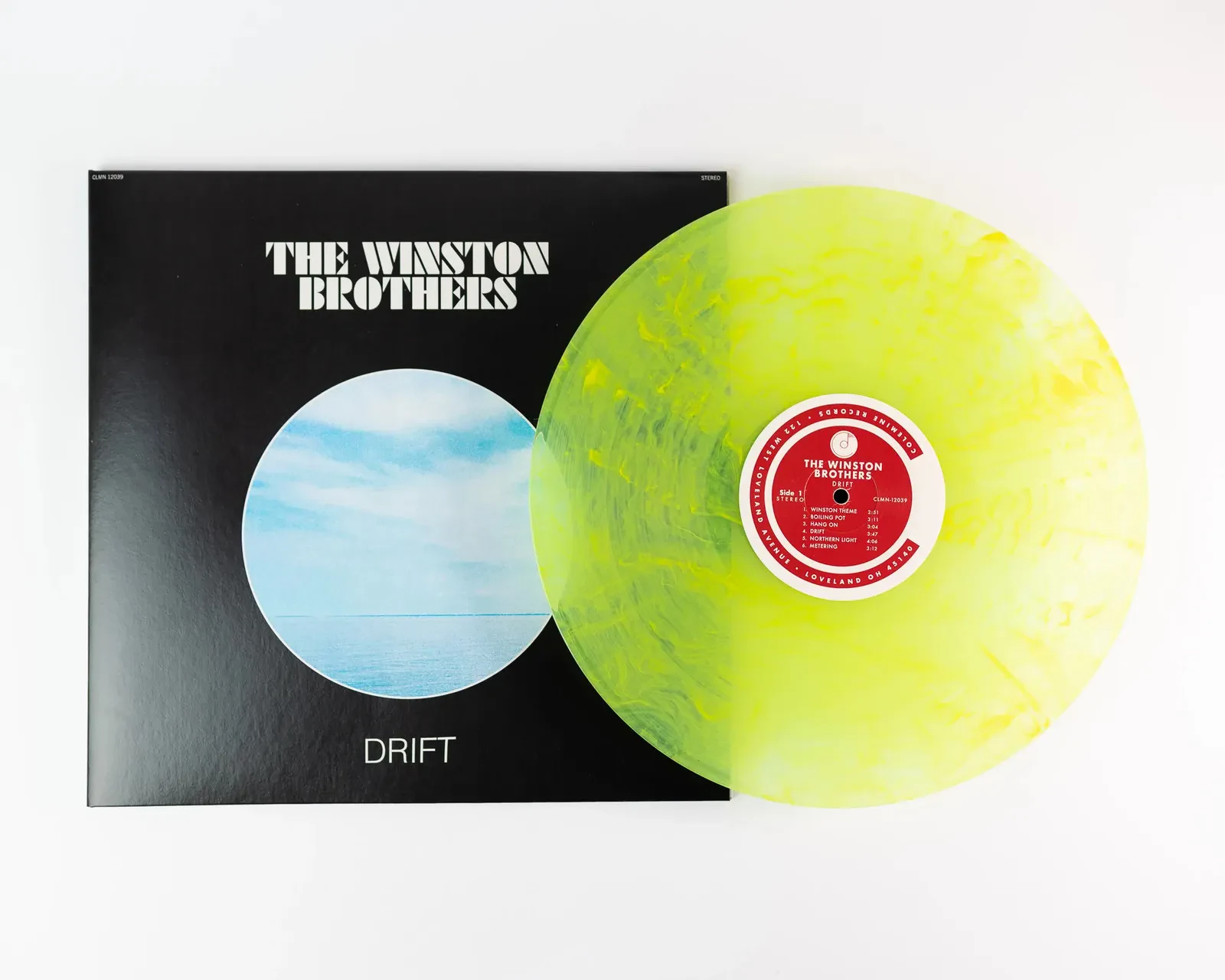 Виниловая пластинка The Winston Brothers - Drift [Coke Bottle Clear w/ Yellow Swirl Vinyl] NEW