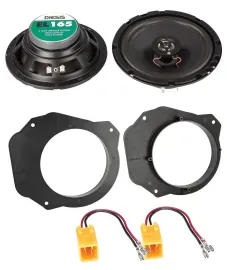 ACV 16,5cm 100Watt 2-Wege Lautsprecher für Fiat Scudo Peugeot Expert 07-16 Front