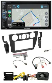 Alpine DAB TMC Bluetooth 2DIN USB Lenkrad Navigation für BMW 3-er 2005-2013 man.