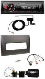 Автомагнитола Pioneer CD/DAB/USB/MP3 для Fiat Stilo 2001–2007, черный