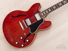 1962 Gibson ES-335 TDC Vintage Semi-Hollowbody Electric Guitar Cherry w/ Case