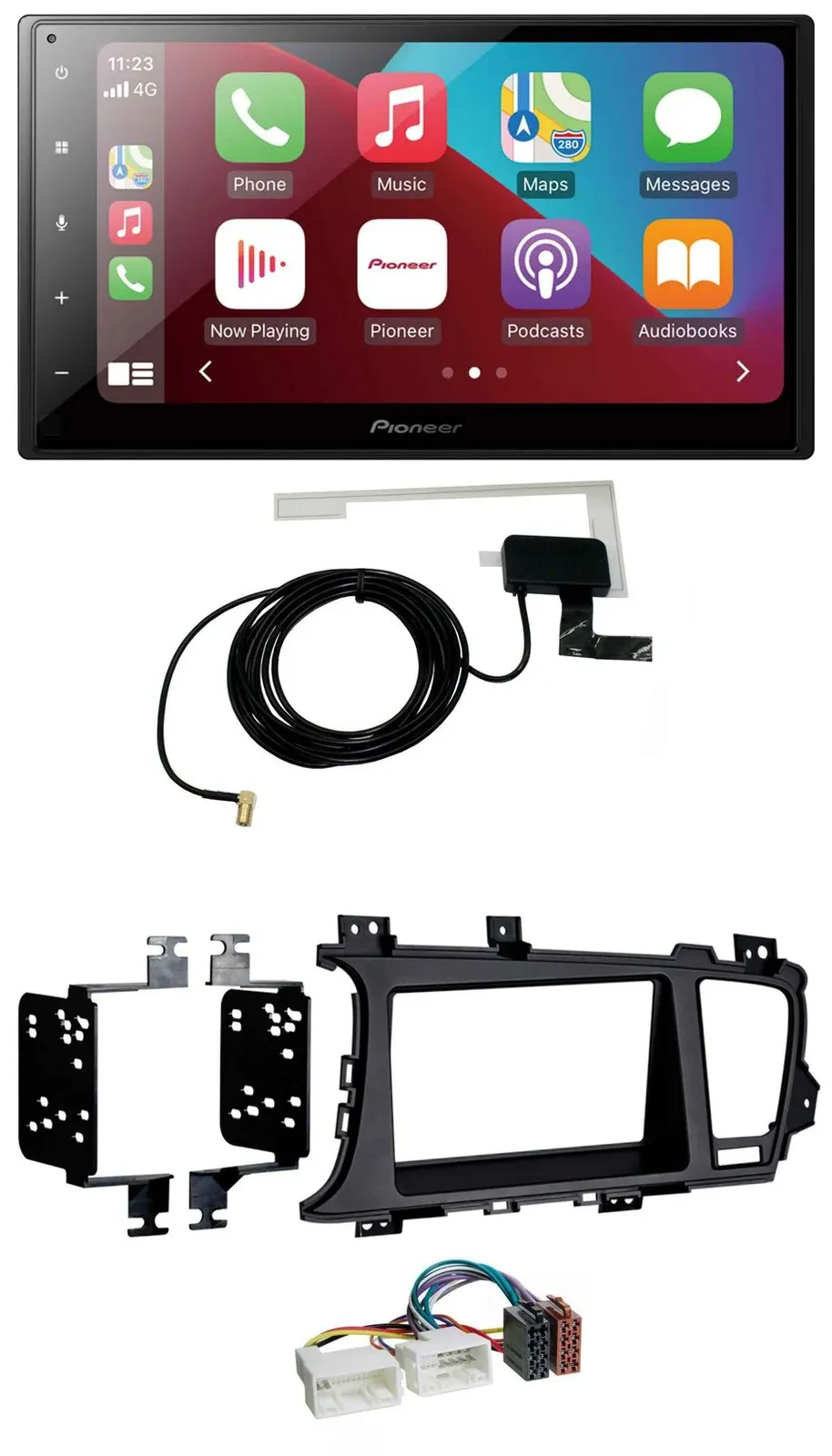 Автомагнитола для Kia Optima (с 2012) Pioneer 2 DIN USB Bluetooth DAB MP3