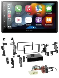 Pioneer DAB Bluetooth 2DIN USB MP3 Autoradio für Nissan Juke Navara NV ab 12