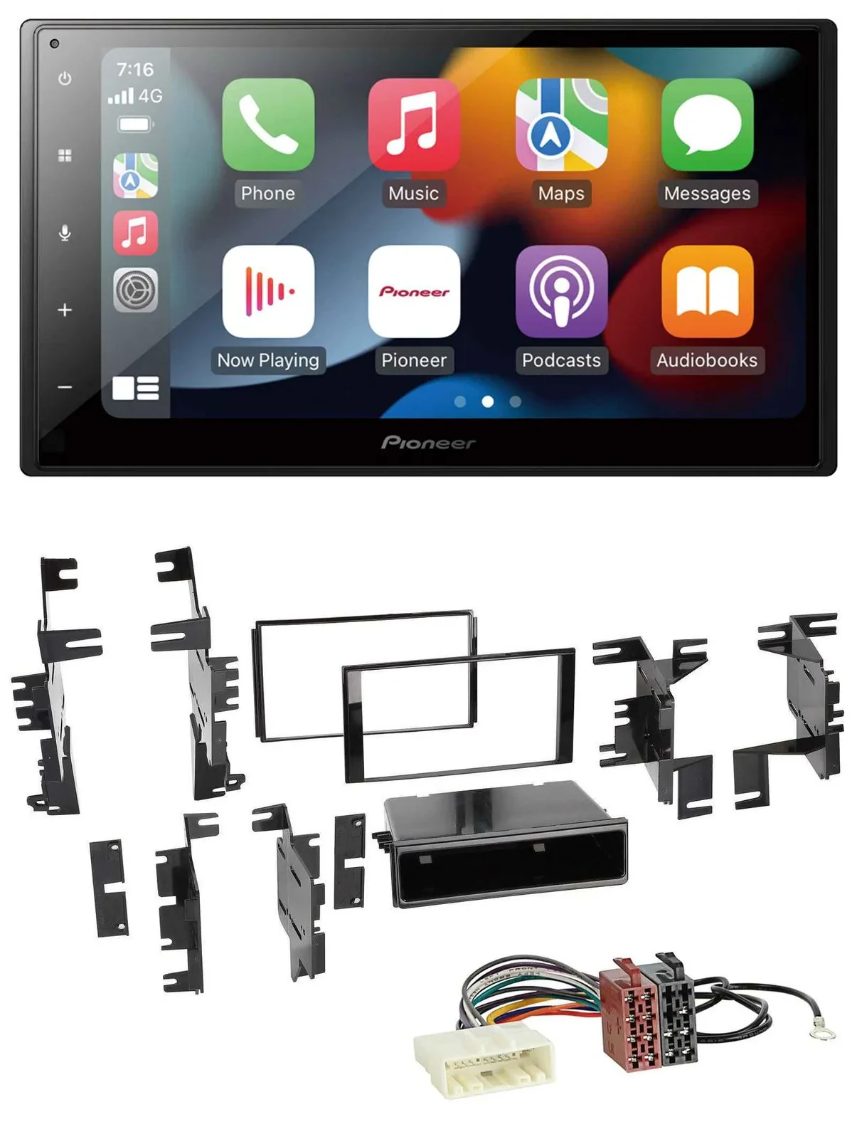 Pioneer DAB Bluetooth 2DIN USB MP3 Autoradio für Nissan Juke Navara NV ab 12