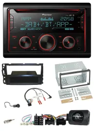 Pioneer 2DIN DAB Lenkrad Bluetooth USB CD Autoradio für Cadillac BLS YSCF 2006-2