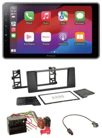 Pioneer MP3 USB DAB Bluetooth 2DIN Autoradio für BMW 5er E39 X5 Quadlock