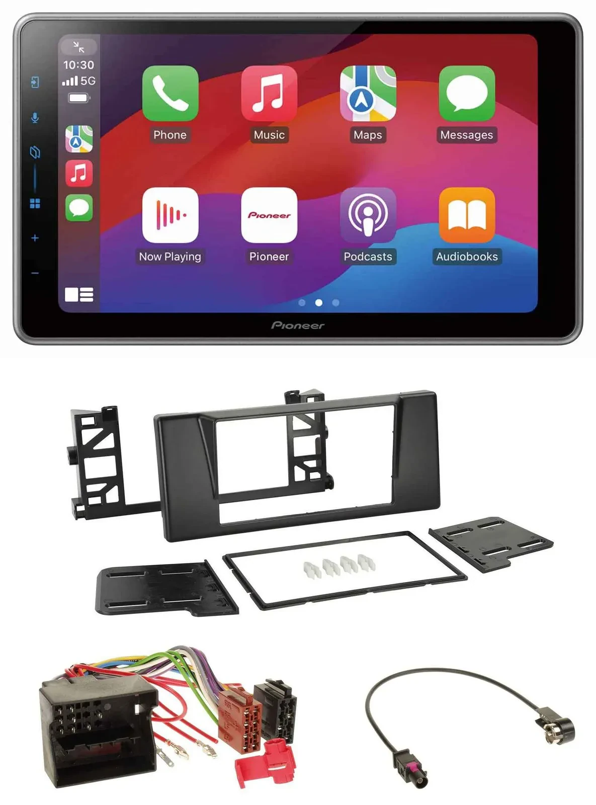 Pioneer MP3 USB DAB Bluetooth 2DIN Autoradio für BMW 5er E39 X5 Quadlock