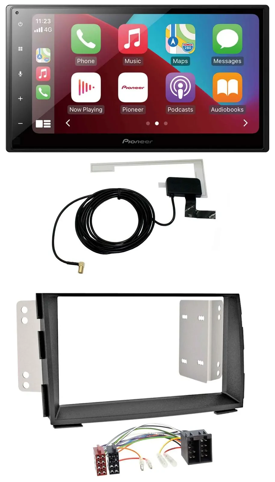 Pioneer USB Bluetooth DAB MP3 2DIN Autoradio für Kia Venga (YN, ab 2009)