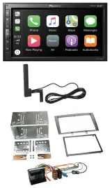 Pioneer USB 2DIN Bluetooth DAB MP3 Autoradio für Peugeot 308 07-09 silber