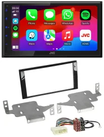 JVC Bluetooth USB MP3 2DIN DAB Autoradio für Nissan Juke (ab 2014)