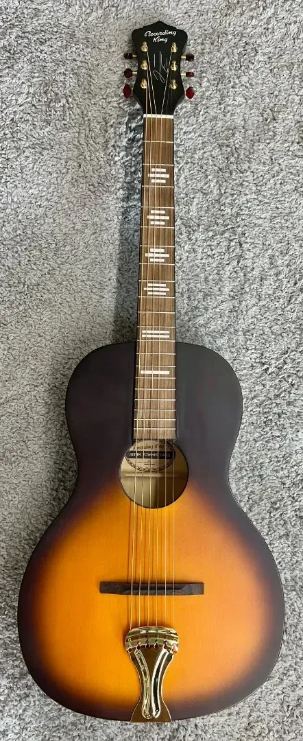 Акустическая гитара Recording King RPS-JTE-T Justin Townes Earle Single O Satin Tobacco Sunburst