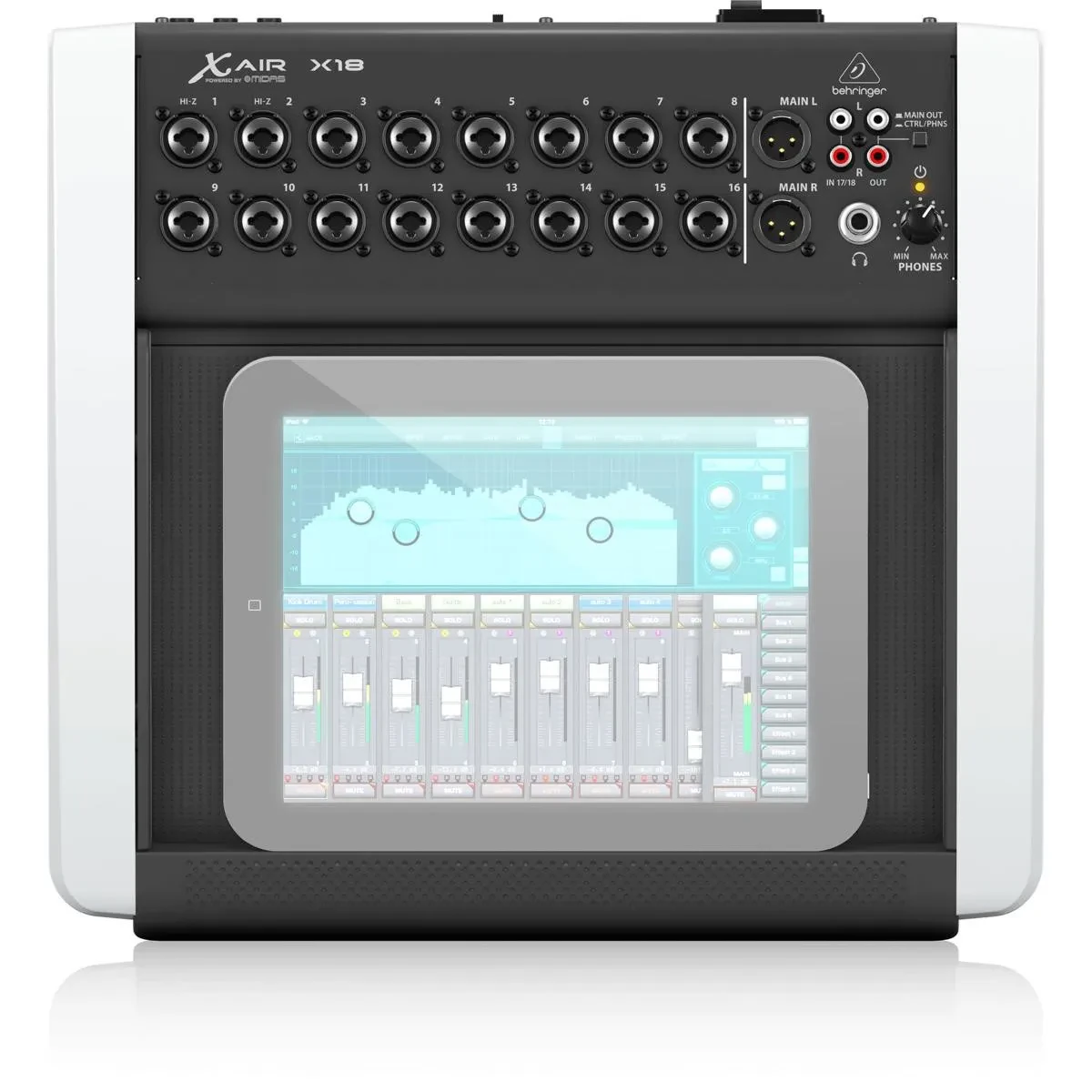Behringer X Air X18 18-Channel 12-Bus Digital Mixer, Bundle with TAPH100 Headpho