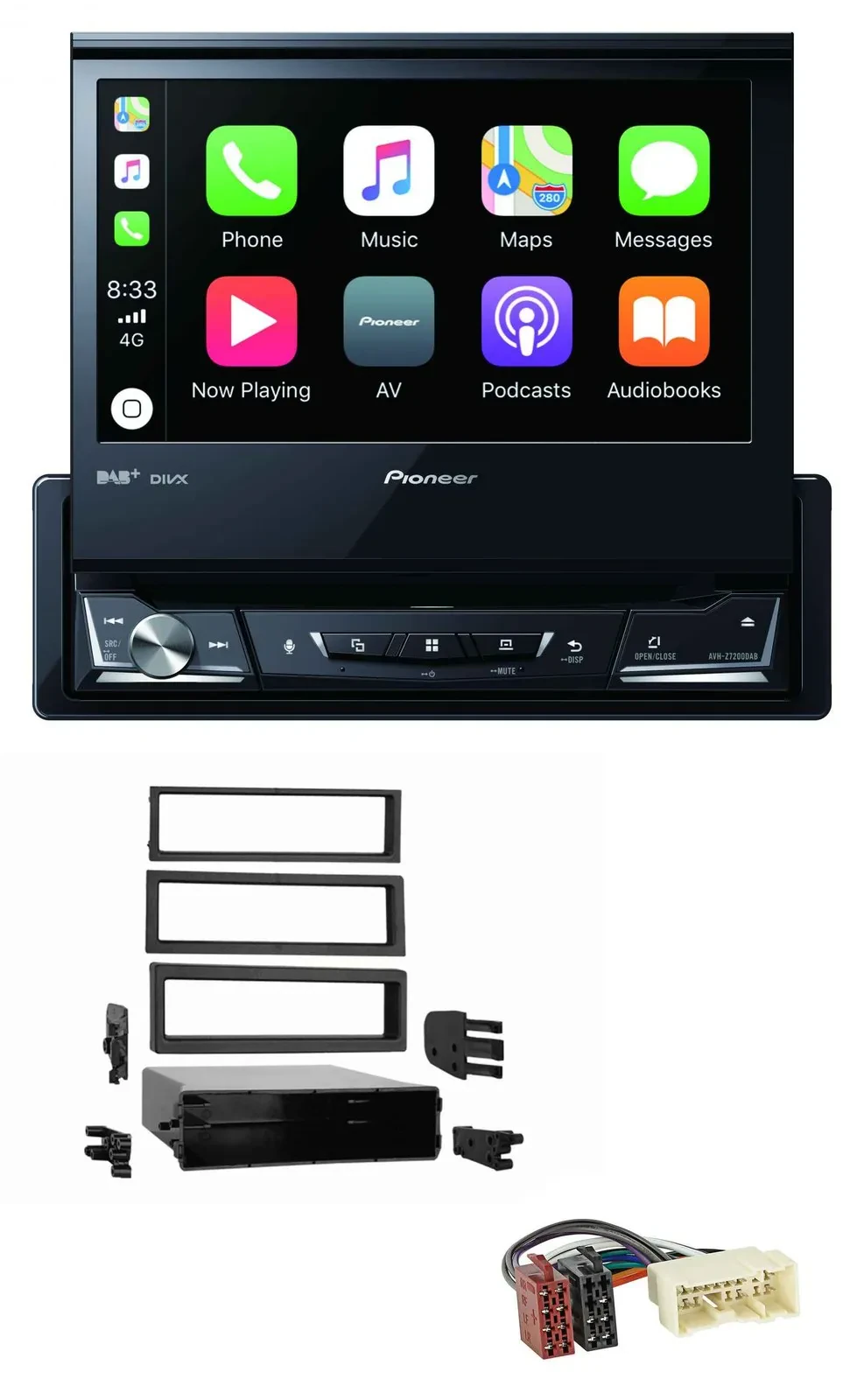 Автомагнитола для Nissan Xterra (2000–2004) Pioneer DVD, Bluetooth, DAB, USB, MP3