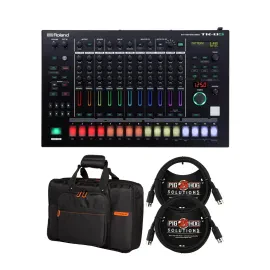 Roland Aira TR-8S Professional Rhythm Performer Drum Machine with Cables Bundle