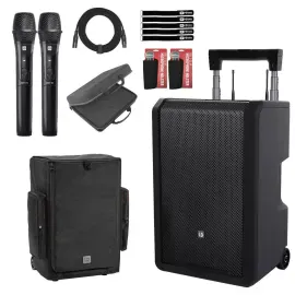 LD Systems ANNY 10 HHD 2 B4.7 10" Portable PA Speaker System w 2 Mics & Case