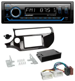 Blaupunkt Bluetooth USB DAB MP3 Autoradio für Kia Rio UB ab 2015 piano-schwarz