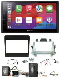 Pioneer DAB USB Lenkrad Bluetooth 2DIN Autoradio für Porsche 911 11-17 Soundsyst