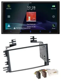 Автомагнитола JVC 2DIN, Bluetooth, USB, DAB, MP3