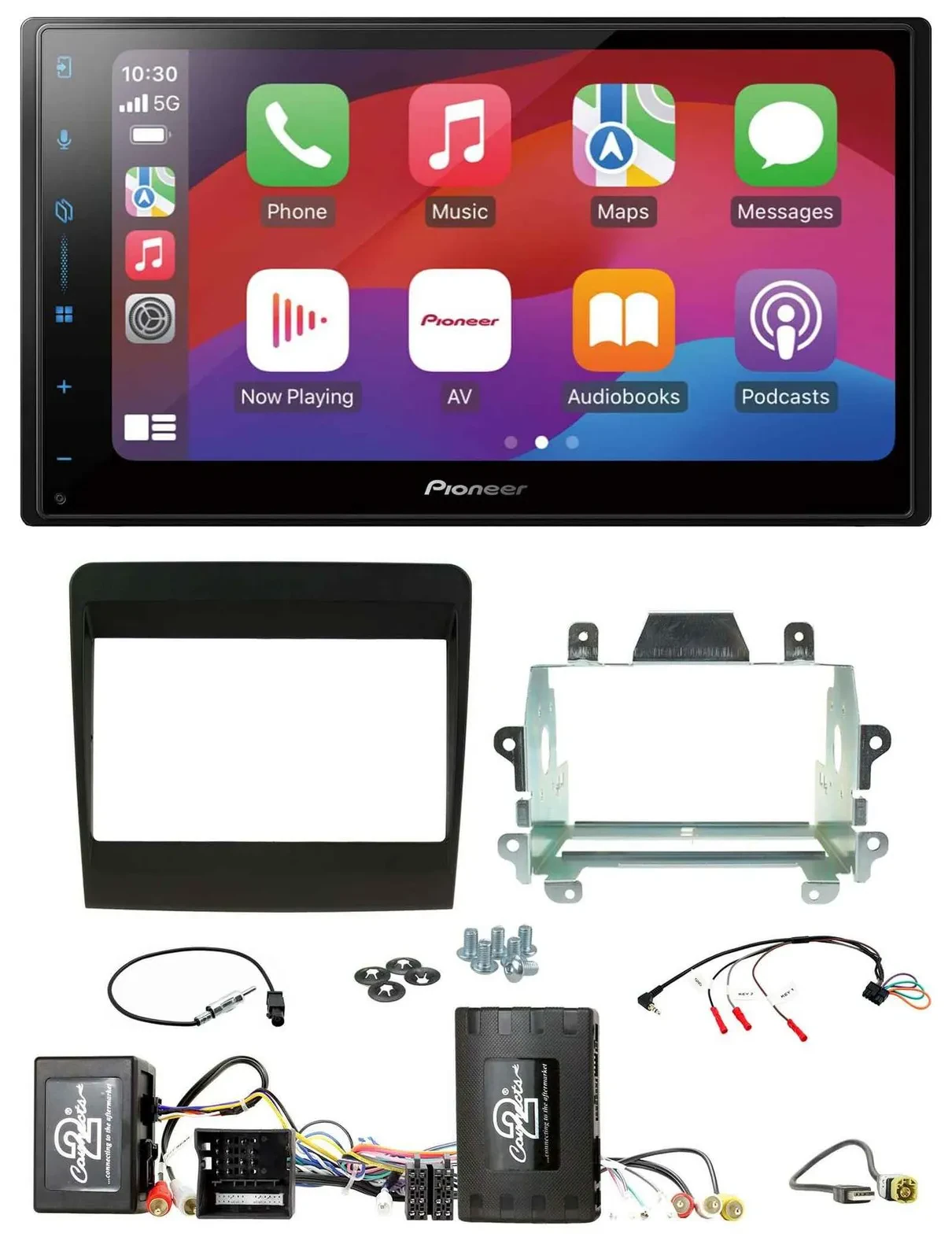 Pioneer DAB USB Lenkrad Bluetooth 2DIN Autoradio für Porsche 911 11-17 Soundsyst