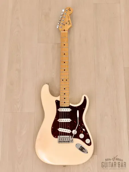 Электрогитара Fender 40th Anniversary American Standard Stratocaster SSS Arctic White w/case USA 1994