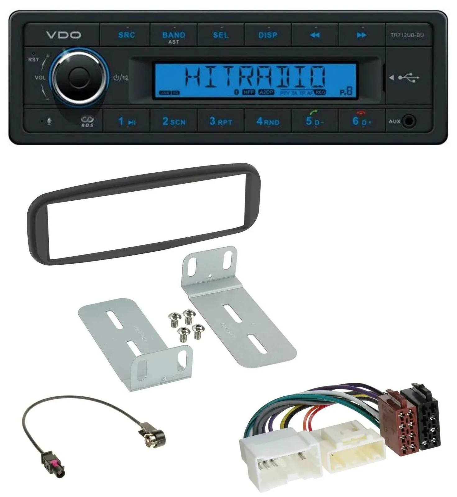 VDO Bluetooth AUX USB MP3 Autoradio für Renault Clio (2012-2017)