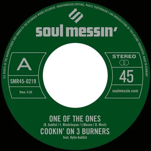 Виниловая пластинка Cookin' on 3 Burners – One Of The Ones / Force Of Nature (Релиз 2019)