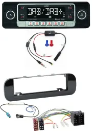 Dietz MP3 DAB Bluetooth USB Autoradio für Fiat Panda (ab 2012) - glänzend