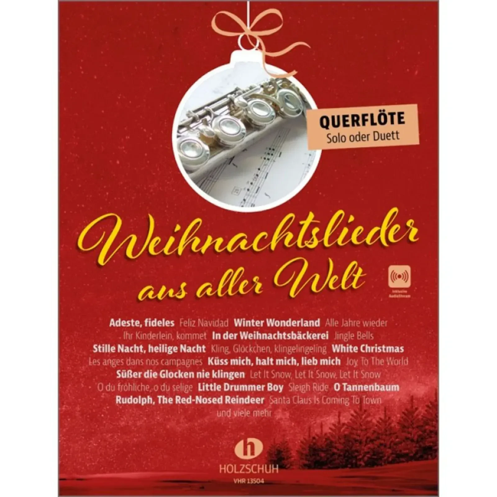 Сборник песен Holzschuh Verlag Weihnachtslieder aus aller Welt Querflöte