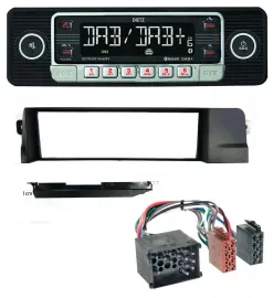 Dietz USB DAB MP3 Bluetooth Autoradio für BMW 3er E46 Profiversion Rundpin
