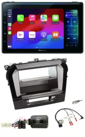 Автомагнитола для Suzuki Vitara (с 2015) Pioneer Bluetooth, DAB, USB, поддержка кнопок на руле, черный глянец