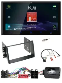 JVC USB Bluetooth 2DIN DAB Lenkrad Autoradio für Kia Soul 2009-2011