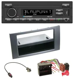 Blaupunkt USB DAB Bluetooth MP3 Autoradio für Ford Fiesta Focus 04-08 anthrazit