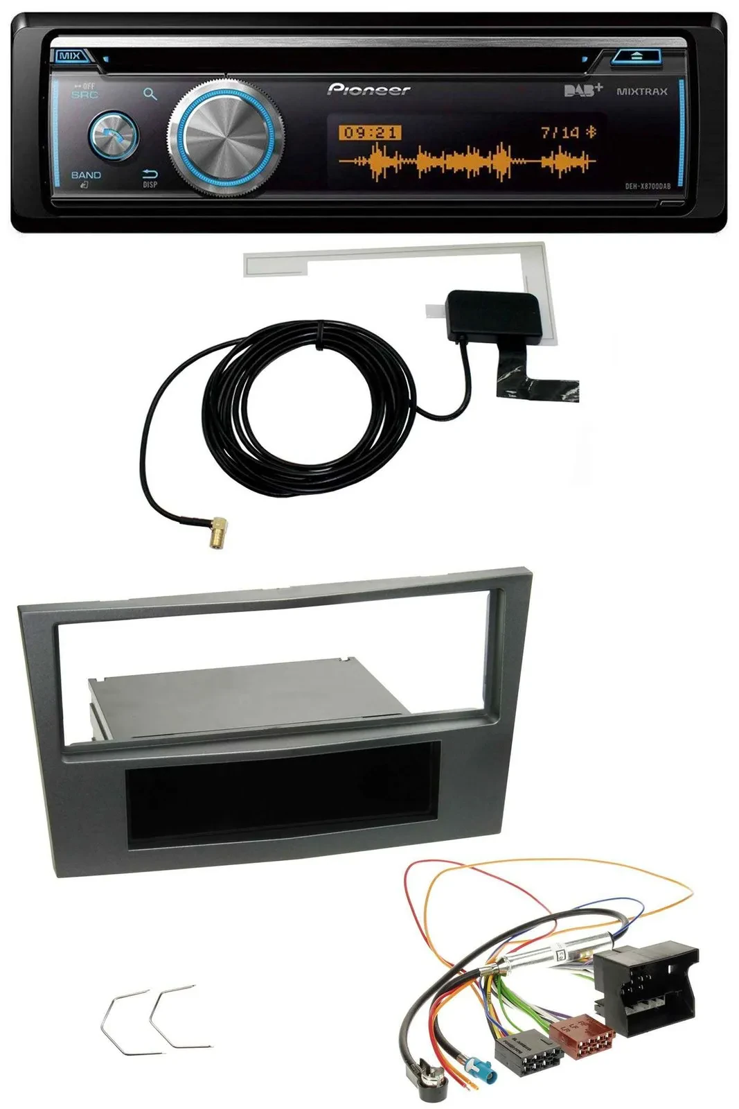 Автомагнитола для Opel Antara, Astra H, Zafira B Pioneer Bluetooth DAB MP3 USB CD