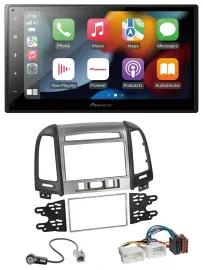Pioneer DAB Bluetooth 2DIN USB MP3 Autoradio für Hyundai Santa Fe 3 Schalter 06-