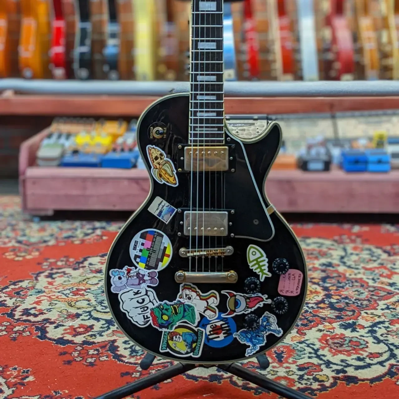 Электрогитара Grass Roots G-LP-60C BLK HH Black Korea 2000's