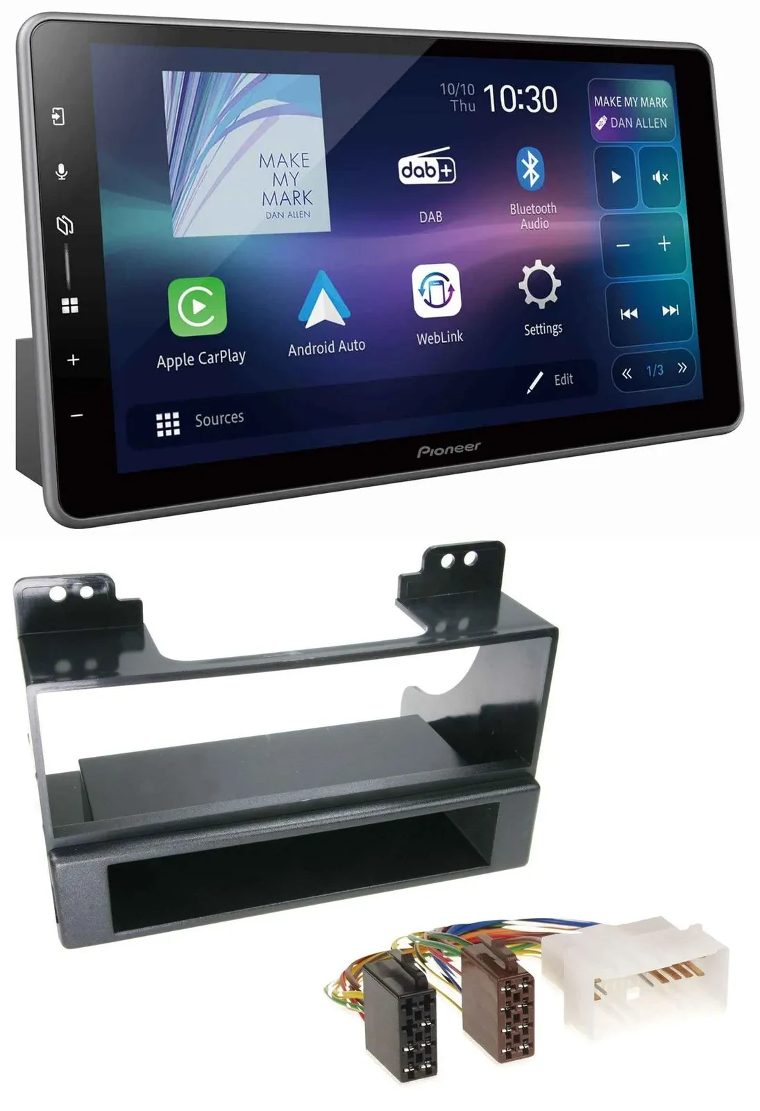 Автомагнитола для Kia Carnival (с 2006) Pioneer Bluetooth, USB, DAB, MP3