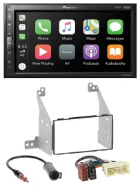Pioneer USB MP3 DAB 2DIN Bluetooth Autoradio für Nissan Pathfinder 04-07