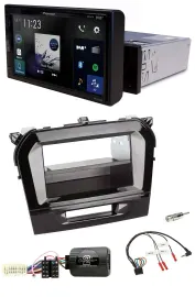 Автомагнитола для Suzuki Vitara (с 2015) Pioneer DAB Bluetooth USB черный глянец