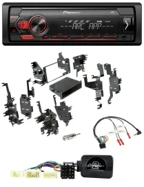 Автомагнитола Pioneer 1 DIN DAB, MP3, USB для Toyota RAV4 2001–2005