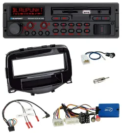 Blaupunkt SD Lenkrad USB Bluetooth DAB Autoradio für Toyota Aygo 2014-2021