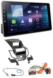 Pioneer Bluetooth USB DAB MP3 Autoradio für Ford Fiesta 08-10 Display schwarz