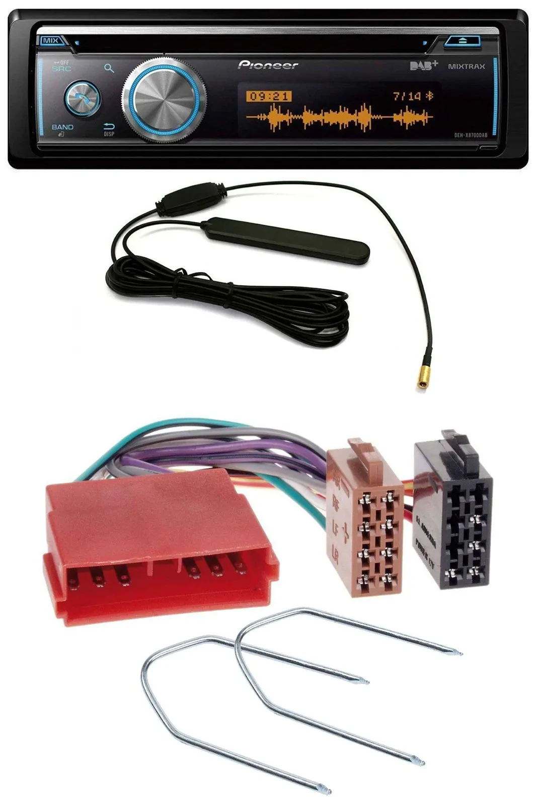 Pioneer CD USB Bluetooth DAB MP3 Autoradio für Citroen BX 1992-1994 XM 1989-2000