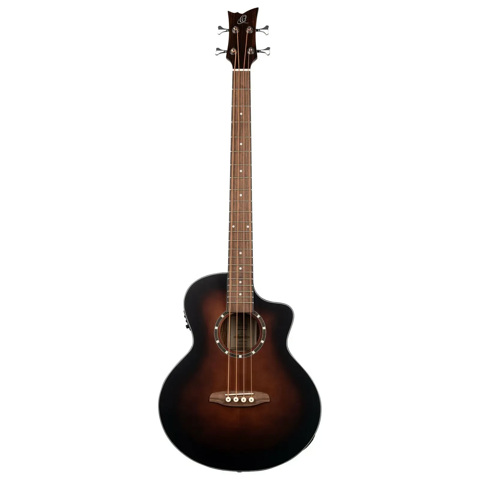 Бас-гитара акустическая Ortega D7CE-BFT-4 Bourbon Burst