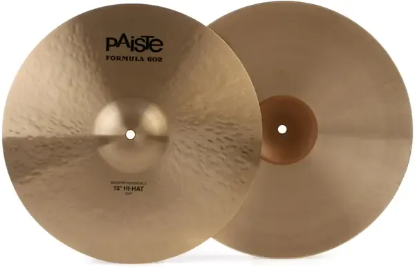 Тарелка барабанная Paiste 15" Formula 602 Modern Essentials Hi-Hat (пара)