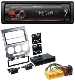 Автомагнитола Pioneer 1DIN DAB MP3 AUX USB для Mazda 5 (2005–2010)