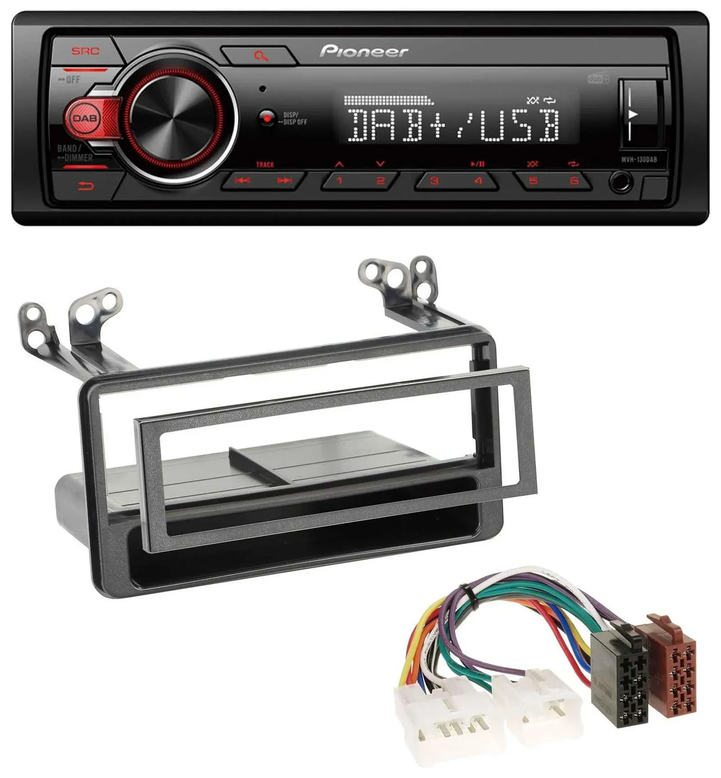 Pioneer MP3 1DIN DAB USB AUX Autoradio für Toyota MR2, RAV4, Yaris Verso