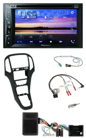 Pioneer Bluetooth 2DIN USB DVD DAB Lenkrad Autoradio für Opel Astra ab 09 Perlsc