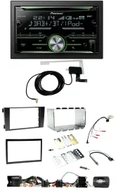 Pioneer CD USB Lenkrad Bluetooth 2DIN DAB Autoradio für Audi A6 C5 2001-2004 Akt