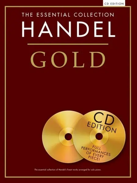 Ноты MusicSales HANDEL GOLD THE ESSENTIAL COLLECTION PIANO SOLO BOOK/2CD