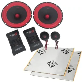 Cerwin-Vega V465C 6.5" 2-Way Component Speaker + Sound Damping
